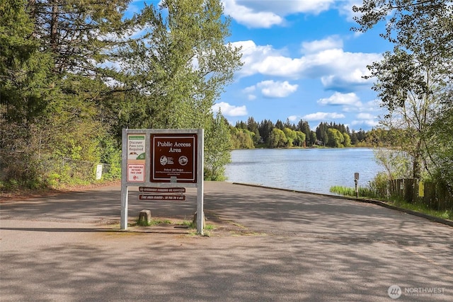 1803 65th Ct SE, Tumwater, WA 98501 - water view featuring a forest