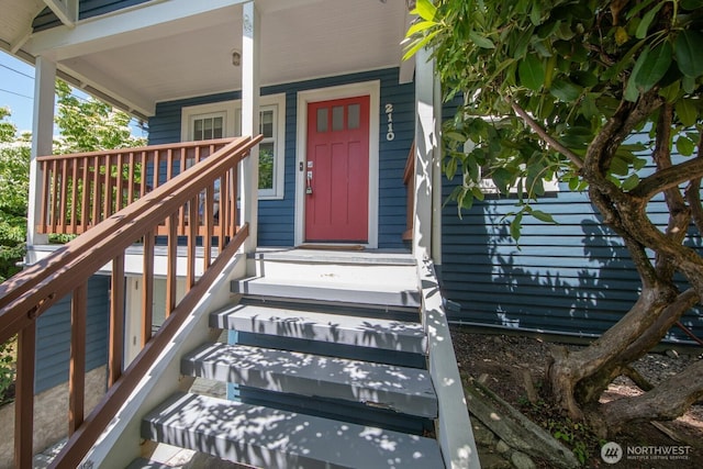 2110 N 88th St, Seattle, WA 98103 - property entrance with a porch