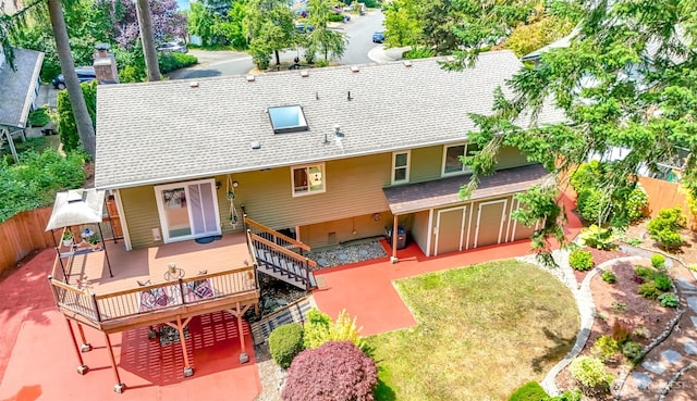 502 SW 326th St, Federal Way, WA 98023 - back of house featuring a deck and a shingled roof