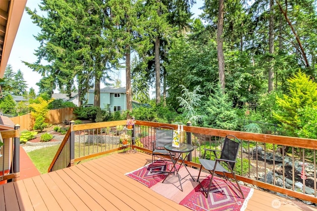 502 SW 326th St, Federal Way, WA 98023 - deck with view of wooded area