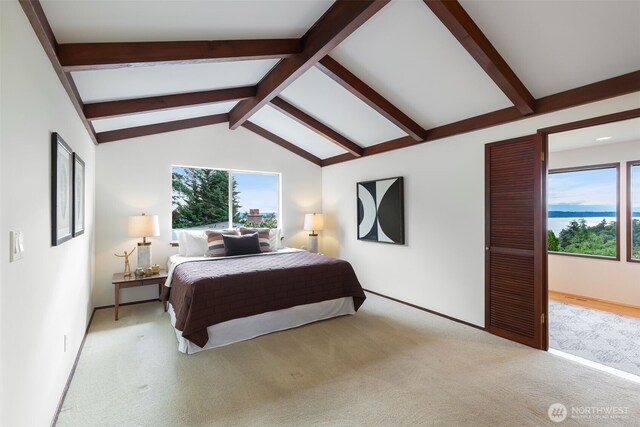 432 SW 206th St, Normandy Park, WA 98166 - bedroom featuring light colored carpet and baseboards