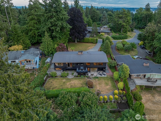 432 SW 206th St, Normandy Park, WA 98166 - view from above of property with a heavily wooded area