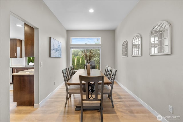 21206 9th Ave SE, Bothell, WA 98021 - dining area with light wood-style flooring and recessed lighting