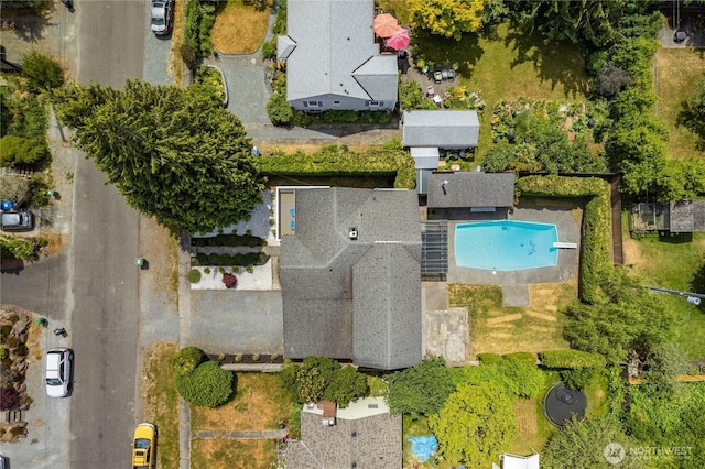 13247 2nd Ave NW, Seattle, WA 98177 - bird's eye view of a pool