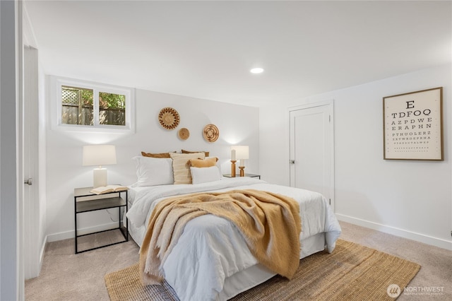 13247 2nd Ave NW, Seattle, WA 98177 - bedroom with light carpet and recessed lighting