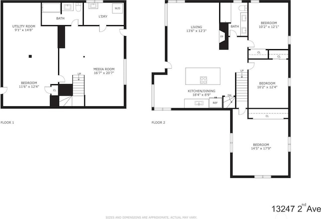 13247 2nd Ave NW, Seattle, WA 98177 - view of home floor plan