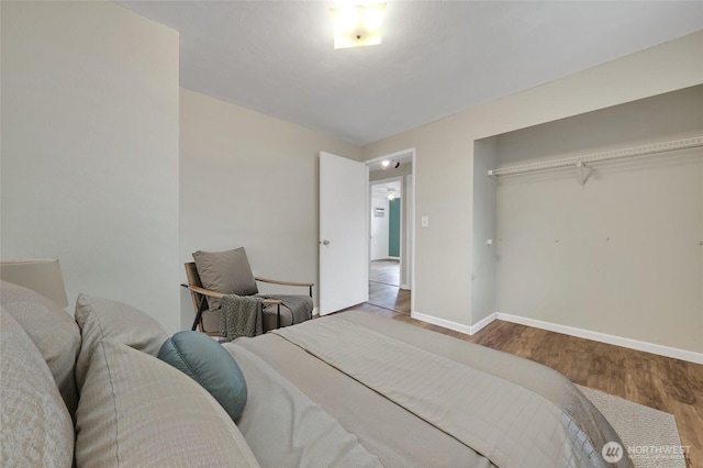 120 E Mason Ave, Buckley, WA 98321 - bedroom with wood finished floors and baseboards