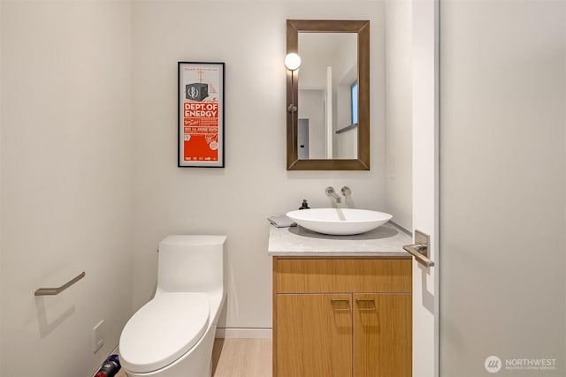 2241 Fairview Ave E Unit B, Seattle, WA 98102 - bathroom featuring vanity and toilet