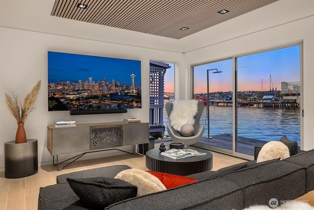 2241 Fairview Ave E Unit B, Seattle, WA 98102 - living area featuring wood finished floors