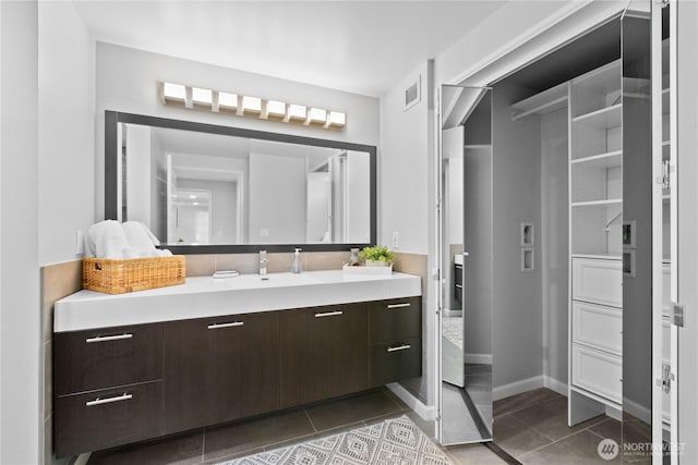 177 NE 107th Ave Unit 1601, Bellevue, WA 98004 - bathroom featuring vanity and tile patterned flooring