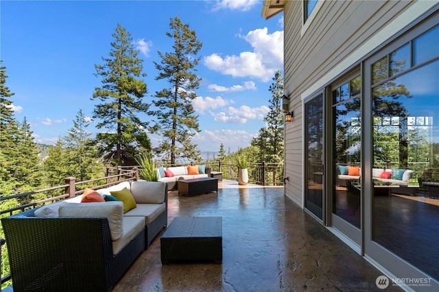 6730 Forest Ridge Dr, Wenatchee, WA 98801 - view of patio / terrace featuring outdoor lounge area