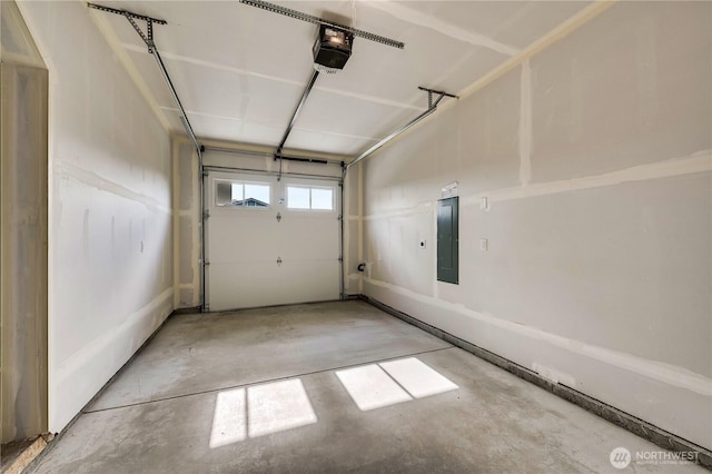 26517 NE 147th Pl Unit Sr 13, Duvall, WA 98019 - garage with electric panel and a garage door opener