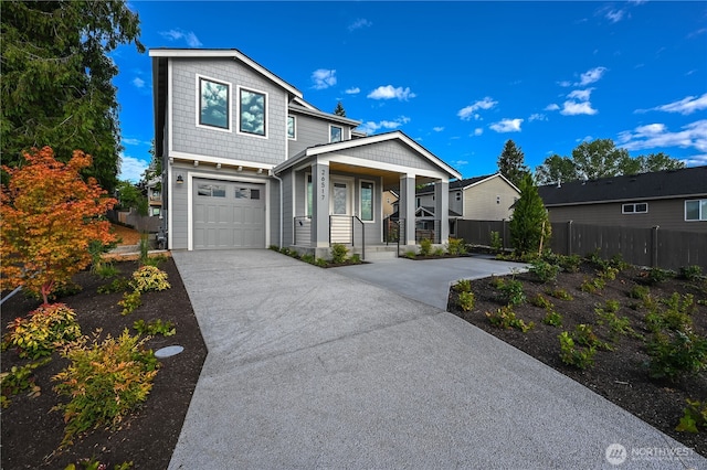 26517 NE 147th Pl Unit Sr 13, Duvall, WA 98019 - view of front of home with a porch, a garage, and driveway
