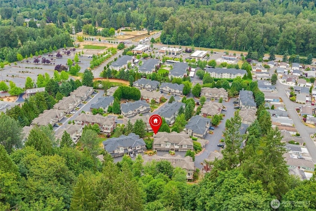 15325 SE 155th Pl Unit N-2, Renton, WA 98058 - aerial view of property's location with a forest and nearby suburban area
