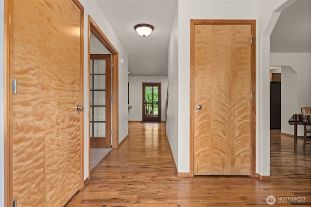 25901 NE 412th Cir, Amboy, WA 98601 - corridor with wood finished floors and baseboards