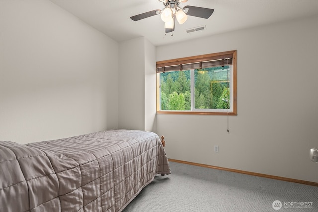 25901 NE 412th Cir, Amboy, WA 98601 - bedroom with carpet flooring and a ceiling fan