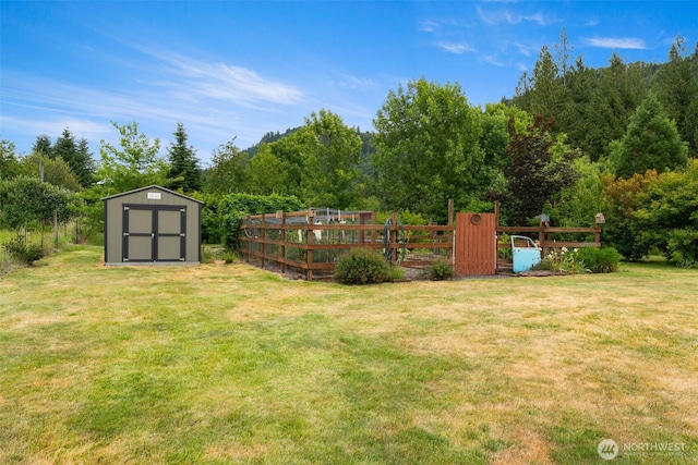25901 NE 412th Cir, Amboy, WA 98601 - view of yard with a shed
