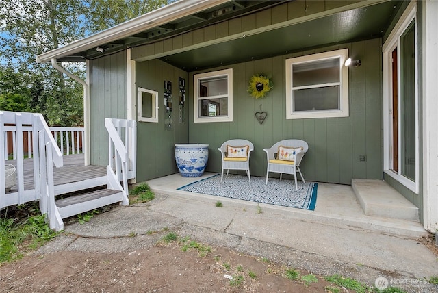 10208 D St E, Tacoma, WA 98445 - view of patio featuring a deck