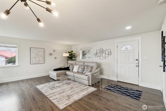 5467 16th Ave SW, Seattle, WA 98106 - living room featuring healthy amount of natural light and wood finished floors