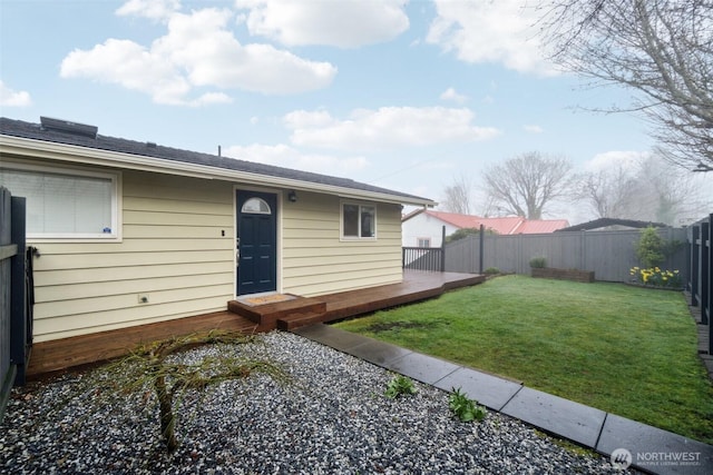 5467 16th Ave SW, Seattle, WA 98106 - property entrance with a wooden deck