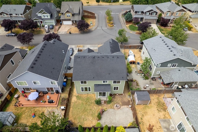 15204 Kayla St SE, Yelm, WA 98597 - aerial perspective of suburban area
