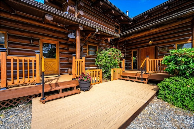 3130 S Bay Vista Dr, Sedro Woolley, WA 98284 - view of wooden terrace