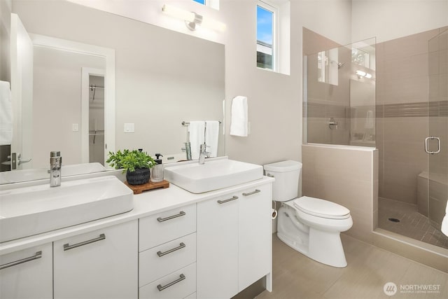 1408 Hinoki Walk NE, Issaquah, WA 98029 - bathroom featuring a shower stall and double vanity