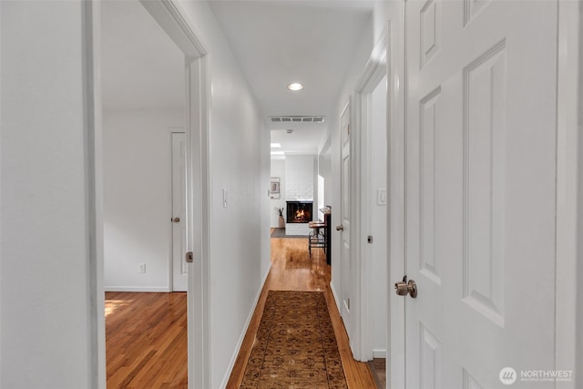 18256 45th Ave S, Seatac, WA 98188 - corridor with wood finished floors and recessed lighting