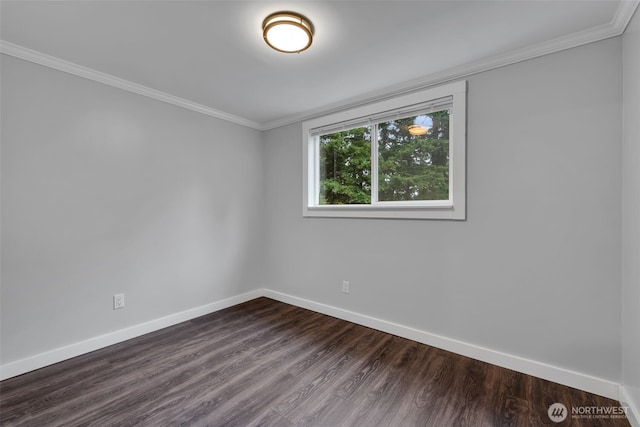 10656 SE 287th St, Auburn, WA 98092 - spare room featuring crown molding and dark wood finished floors
