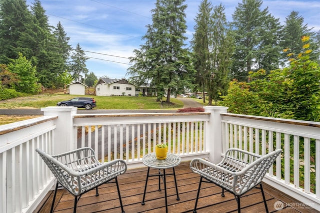 10656 SE 287th St, Auburn, WA 98092 - view of wooden deck