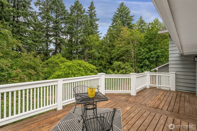 10656 SE 287th St, Auburn, WA 98092 - view of wooden deck