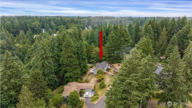 10656 SE 287th St, Auburn, WA 98092 - aerial view of property and surrounding area featuring a forest