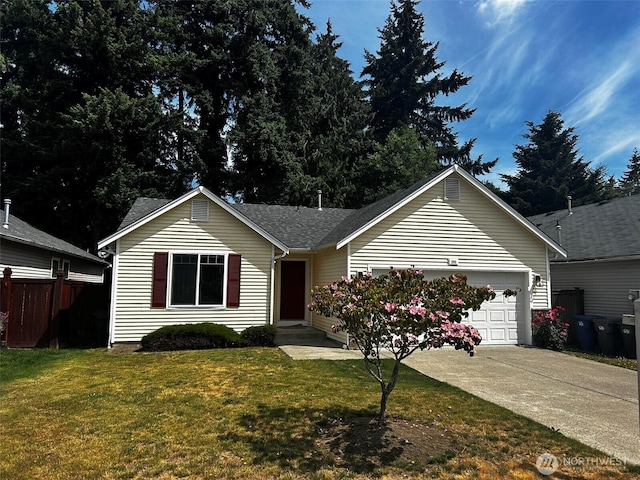 2011 85th Street Ct E, Tacoma, WA 98445 - ranch-style home with driveway and an attached garage