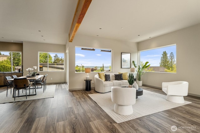 5009 Ocean Ave, Everett, WA 98203 - living room with wood finished floors and recessed lighting