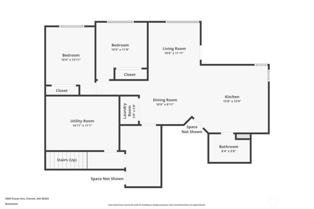 5009 Ocean Ave, Everett, WA 98203 - view of room layout