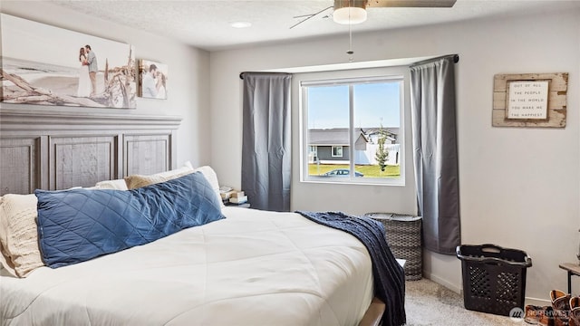 920 E Mt Adams St, Othello, WA 99344 - bedroom with carpet and a ceiling fan