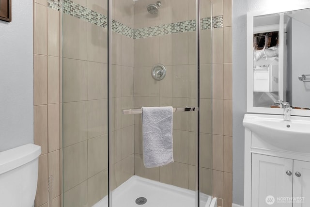 11729 Phinney Ave N, Seattle, WA 98133 - bathroom featuring a shower stall and vanity
