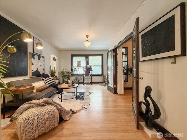 2328 10th Ave E Unit 102, Seattle, WA 98102 - living area featuring light wood finished floors