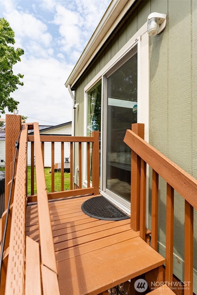 7543 Wooldridge Dr, Blaine, WA 98230 - view of wooden deck