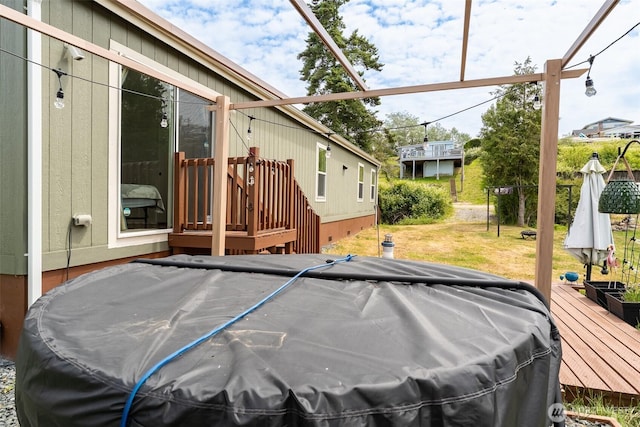 7543 Wooldridge Dr, Blaine, WA 98230 - exterior space with a wooden deck