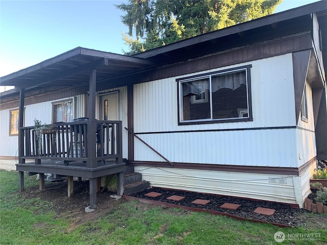 818 D St, Vader, WA 98593 - rear view of property