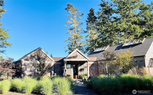 16 Bayshore Rd, Friday Harbor, WA 98250 - view of front of home featuring solar panels