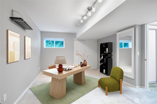 6707 SE Cougar Mountain Way Unit 2, Bellevue, WA 98006 - home office featuring light carpet