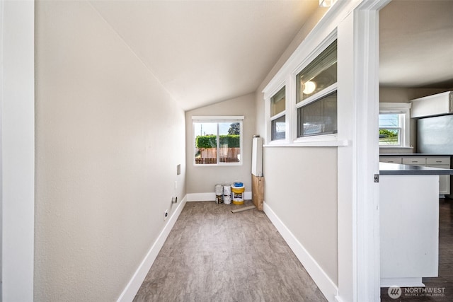 1306 Main St, Sumner, WA 98390 - hall with vaulted ceiling and healthy amount of natural light