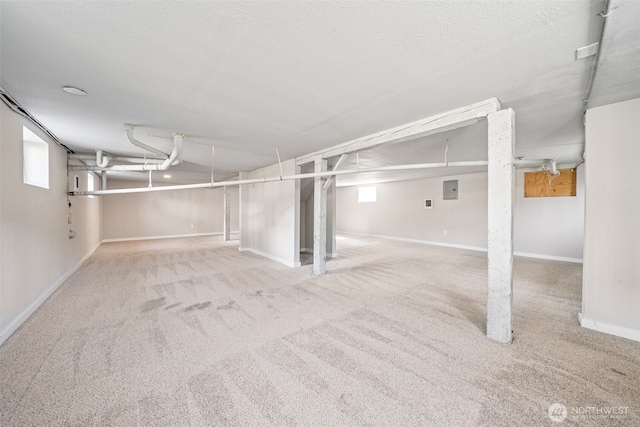 1306 Main St, Sumner, WA 98390 - below grade area featuring carpet and electric panel