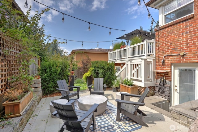 141 18th Ave, Kirkland, WA 98033 - view of patio featuring stairway