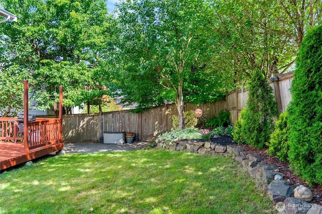 24212 13th Pl W, Bothell, WA 98021 - fenced backyard featuring a deck