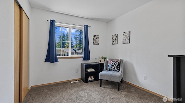 15725 Wallace Falls Loop Rd, Gold Bar, WA 98251 - sitting room featuring carpet flooring and baseboards