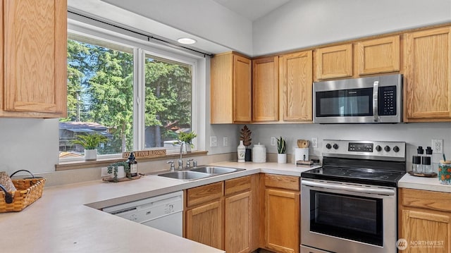 15725 Wallace Falls Loop Rd, Gold Bar, WA 98251 - kitchen featuring stainless steel appliances and light countertops