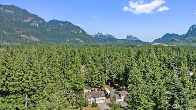 15725 Wallace Falls Loop Rd, Gold Bar, WA 98251 - view of mountain background featuring a forest